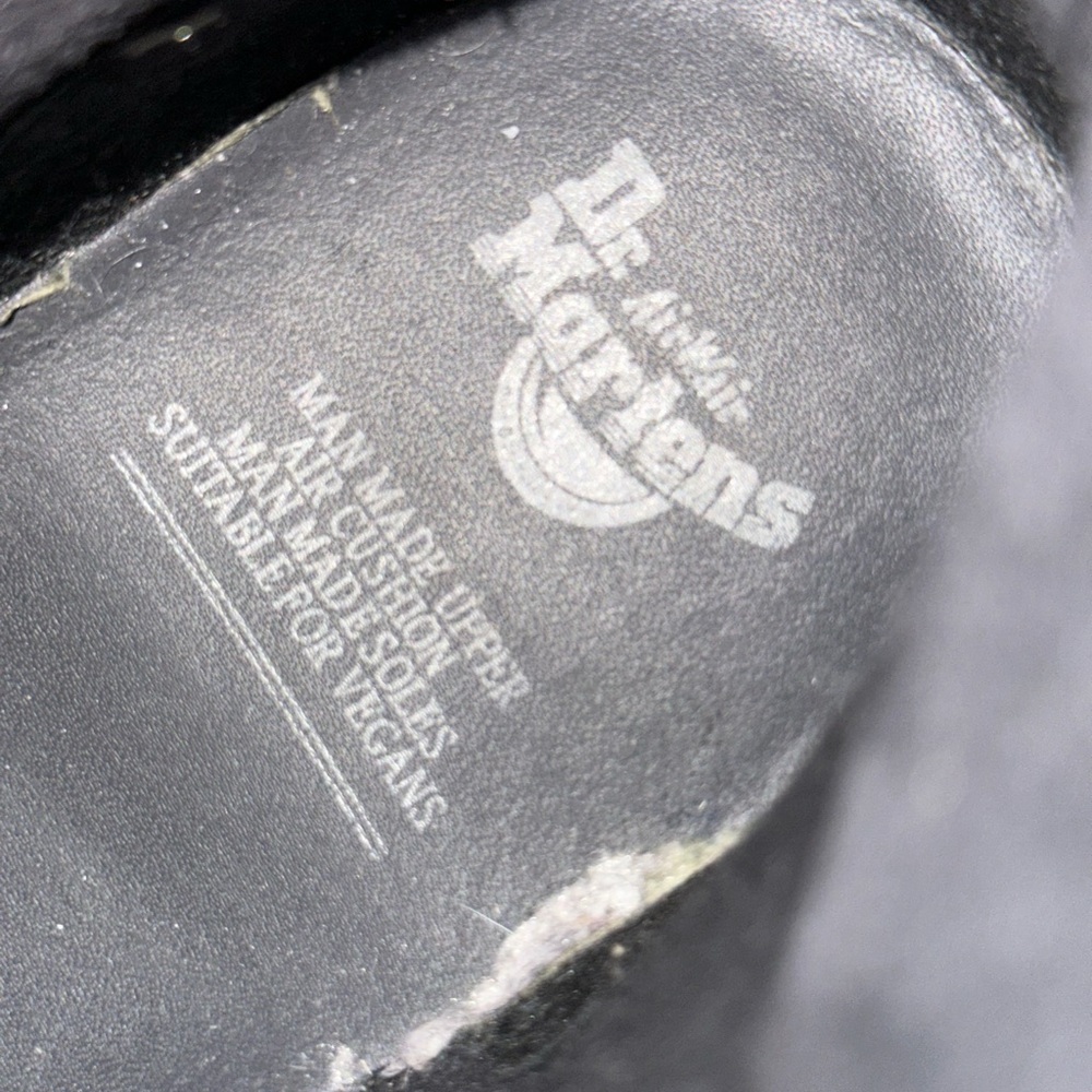 GUC Dr. Martens Black Leather Combat Boots–US 7M/8L - Picture 7 of 7